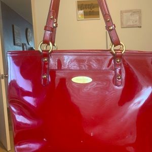 Vintage Red Brahmin Purse